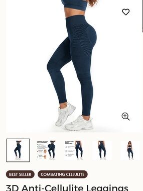 Silix high Waist Navy Sculpting Seamless Leggings small